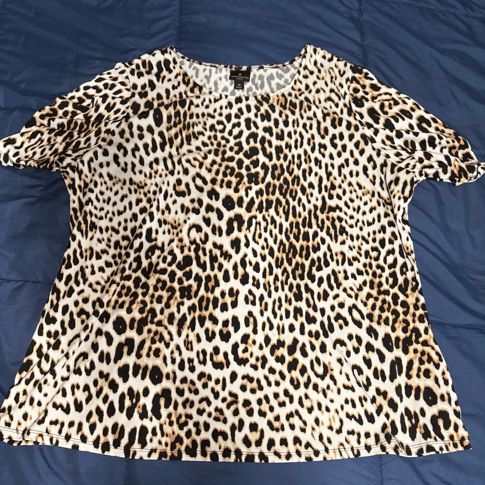 Leopard Print Women's Top